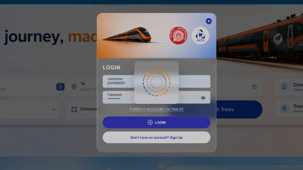 IRCTC की नई वेबसाइट: पहली बार लॉग-इन करते समय इन ज़रूरी बातों का रखें ध्यान, आसानी से बुक करें टिकट!