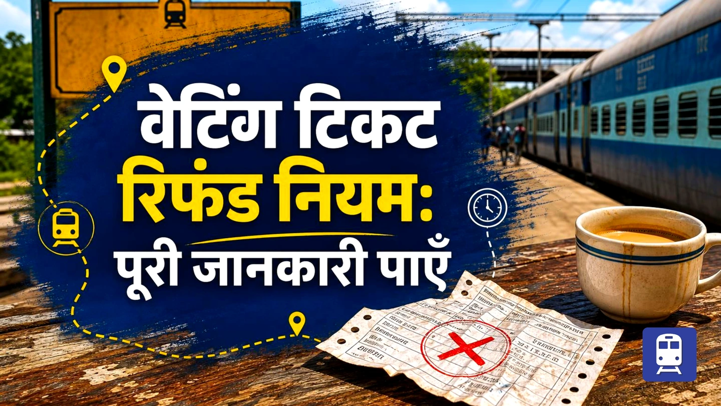 वेटिंग लिस्ट टिकट कन्फर्म नहीं हुआ? जानिए कितना मिलेगा रिफंड और क्या हैं नियम!